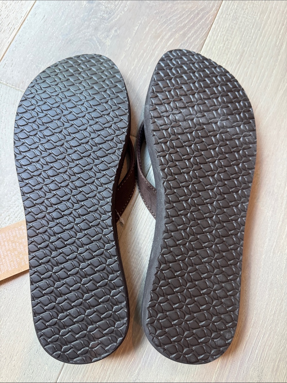Reef Women’s Dark Brown Flip Flop Sandals - Leather Strap - Picture 3 of 3